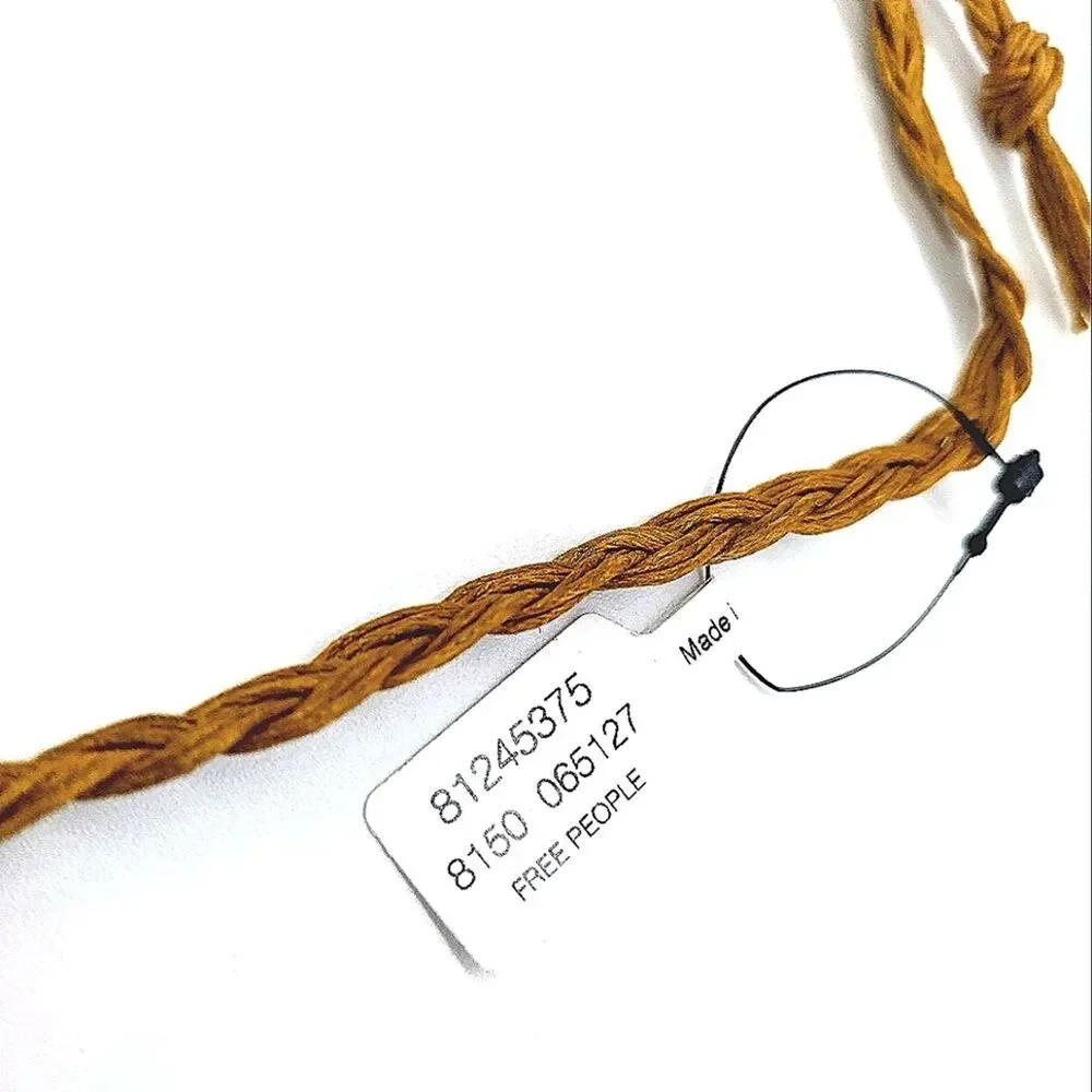 FREE PEOPLE Genuine Stone Pendant Boho Necklace-NWT $68 - Picture 5 of 5